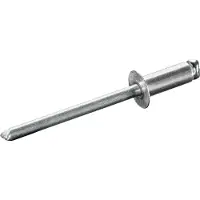 Goebel - 500 x Blindklinknagels (Ø x L) 4,8 x 6 mm - Alu Aluminium AlMG 3,5 / Staal verzinkt - Verzonken kop - STANDARD - 7271148600 - ISO15978 - Popnagel