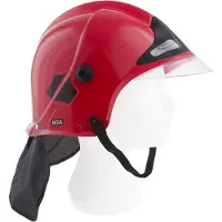 Espa Brandweerhelm deluxe (rood en zwart)