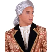 Espa Mooie witte barok pruik Amadeus Mozart