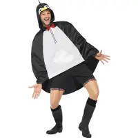 Smiffy Party Poncho festival pinguïn