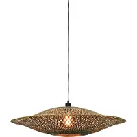 Good&Mojo Hanglamp Bali, dimbaar, hout licht, Woon-/ Eetkamer, Bamboe, Design, hanglamp
