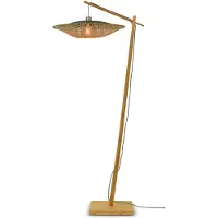 Good&Mojo Bamboe LED Staande Lamp Kalimantan | 1X E27 Max 60W | Natural/Black