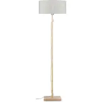 Good&Mojo Bamboe LED Staande Lamp Fuji | 1X E27 Max 60W | Light Linen