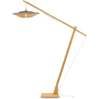 Good&Mojo Bamboe LED Staande Lamp Kalimantan | 1X E27 Max 60W | Natural/Black