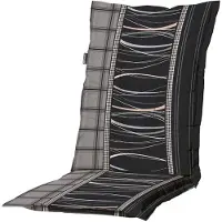 Madison tuinkussens lage rug lines grey 105x50 -