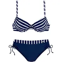 LASCANA Bikini navy / wit