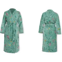 Pip studio Badjas Les Fleurs Groen-XS