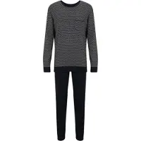 Schiesser Pyjama Long dark blue 178108 54/XL
