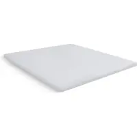 Kayori Topper Hoeslaken Shizu Wit (Percal)-180 x 200 cm
