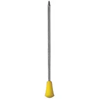 Comair Metalen Permanent Pin met Gele Plastic Kop - 50 stuks
