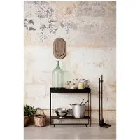 Ferm Living Plant Box Bloemenplank Zwart - Bloempotten Gepoedercoat Metaal Black - 110206101