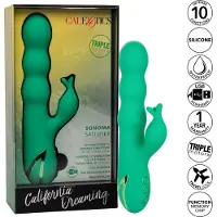 Calexotics Luxe Oplaadbare Rabbit Vibrator - Me Stootfunctie - 10 standen - 3 snelheden - Siliconen - USB-oplaadbaar - Vibrators voor vrouwen - Seksspeeltje - Sex Toys