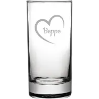 Fusion Gegraveerde longdrinkglas 28,5cl Beppe mei hert