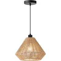 Label51 Ibiza hanglamp 1-lichts zwart jute