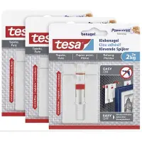 TESA 77777 Platte kabel verstelbaar Wit Inhoud: 6 stuk(s)
