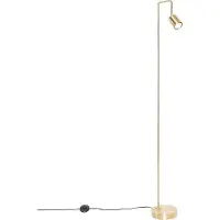 QAZQA Moderne vloerlamp messing verstelbaar - Java
