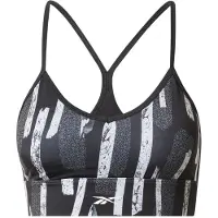 Reebok MYT Printed Sport Bh Dames - Sportbeha's Zwart S