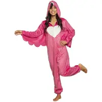 Boland Flamingo onesie sweethaert (roze, wit, tot 180cm)