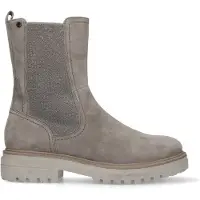 No Stress Taupe suède chelsea boots met rits | Maat 38
