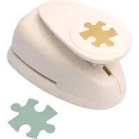 Vaessen creative Pons - Figuurpons - Puzzelstuk - 3,9 x 4,9 cm