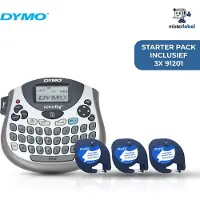 Dymo LT-100T - Letratag - Labelprinter - Qwerty - Starterpack incl. 3x 91201 Lettertape zwart/wit (Huismerk)