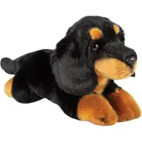 Suki pluche knuffeldier hond - Teckel - 30 cm - Honden knuffels - huisdieren knuffels