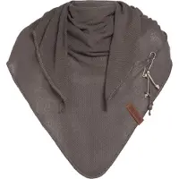 Knit Factory Lola Omslagdoek/Sjaal - Taupe - 190x85 cm