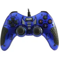 Dolphix USB gamecontroller met 1.8m draad - voor PC – Blauw