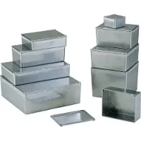 Gainta G0477 Behuizing 187 x 118 x 38 Aluminium Aluminium gelegeerd Aluminium (naturel) 1 stuk(s)