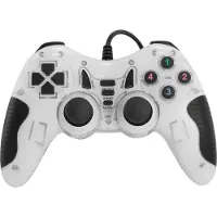 Dolphix USB gamecontroller met 1.8m draad - voor PC – Wit