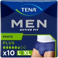 Tena 4x Men Active Fit Pants Plus L/xl 10 Stuks