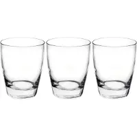 Bormioli Rocco Set van 3x stuks tumbler waterglazen/drinkglazen transparant 280 ml - Drinkglazen