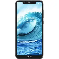 Mobigear Edge To Edge Gehard Glas Ultra-Clear Screenprotector voor Nokia 5.1 Plus - Zwart