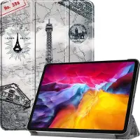 Mobigear Tri-Fold Bookcase voor Apple iPad Pro 11 (2022) - Eiffeltoren