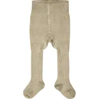 Falke Cosy Rib duurzaam Katoen Kasjmier Baby Panty Maillot beige - Maat 74-80