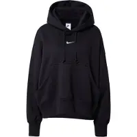 Nike Sweatshirt 'Phoenix Fleece' zwart / wit