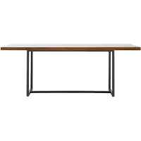 House Doctor Kant eettafel hout metaal