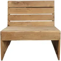 House Doctor Lounge stoel, Woodie, Natuur