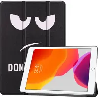 Mobigear Tri-Fold Bookcase voor Apple iPad 8 (2020) - Do Not Touch