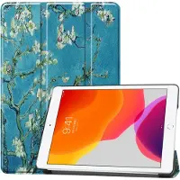Mobigear Tri-Fold Bookcase voor Apple iPad 7 (2019) - Amandelbloesem