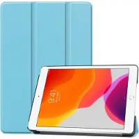 Mobigear Tri-Fold Bookcase voor Apple iPad 7 (2019) - Blauw