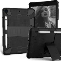 Mobigear Shockproof Hardcase voor Apple iPad 8 (2020) - Zwart