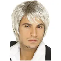Smiffys Boy band pruik blond/bruin