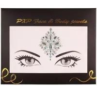 Pxp Gezichts steentjes zilver star (zilver/wit)