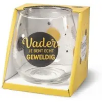 Miko Wijnglas Vader Proost! (transparant)