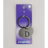 Paper Dreams Sleutelhanger metal D (rvs)