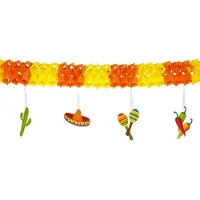 Boland Slinger mexico | Mexicaanse decoratie | 4 meter (multicolor)