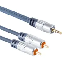 S-Impuls Home Cinema 3,5mm Klinken-St./ 2x RCA St., 3m