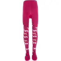 Ewers Panty's petrol / framboos / zwart / wit