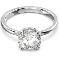 Swarovski Ring 'Stilla' zilver / wit